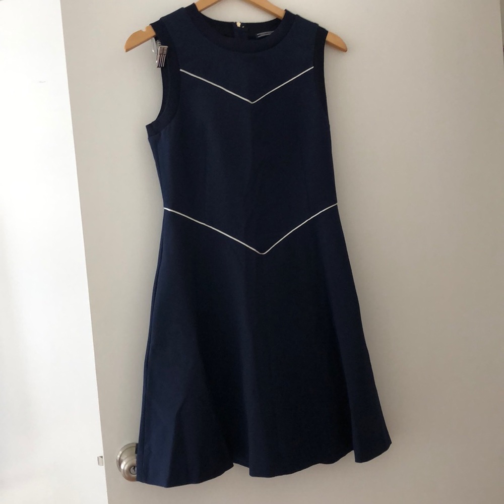 navy tommy hilfiger fit n flare dress size 6